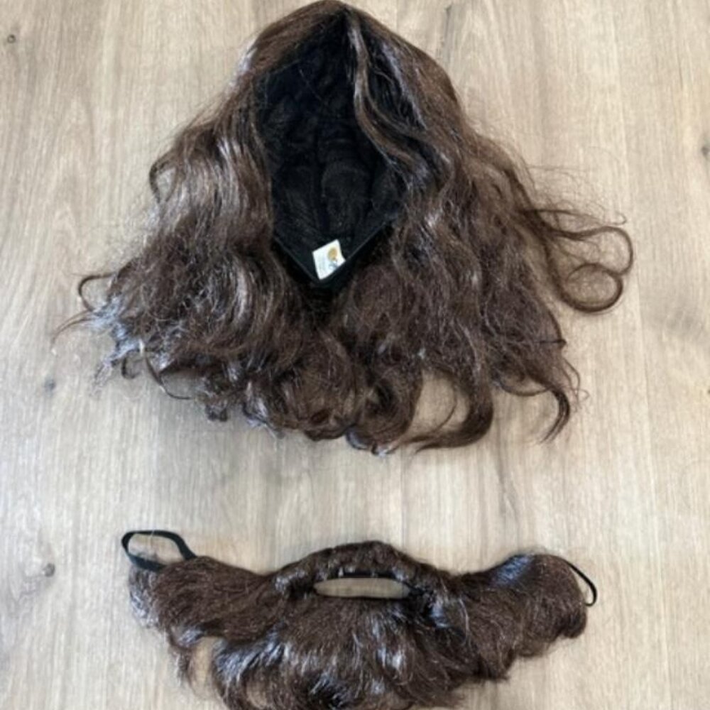 Toddler Wig and Beard  for Forrest Gump/Jesus costume.
